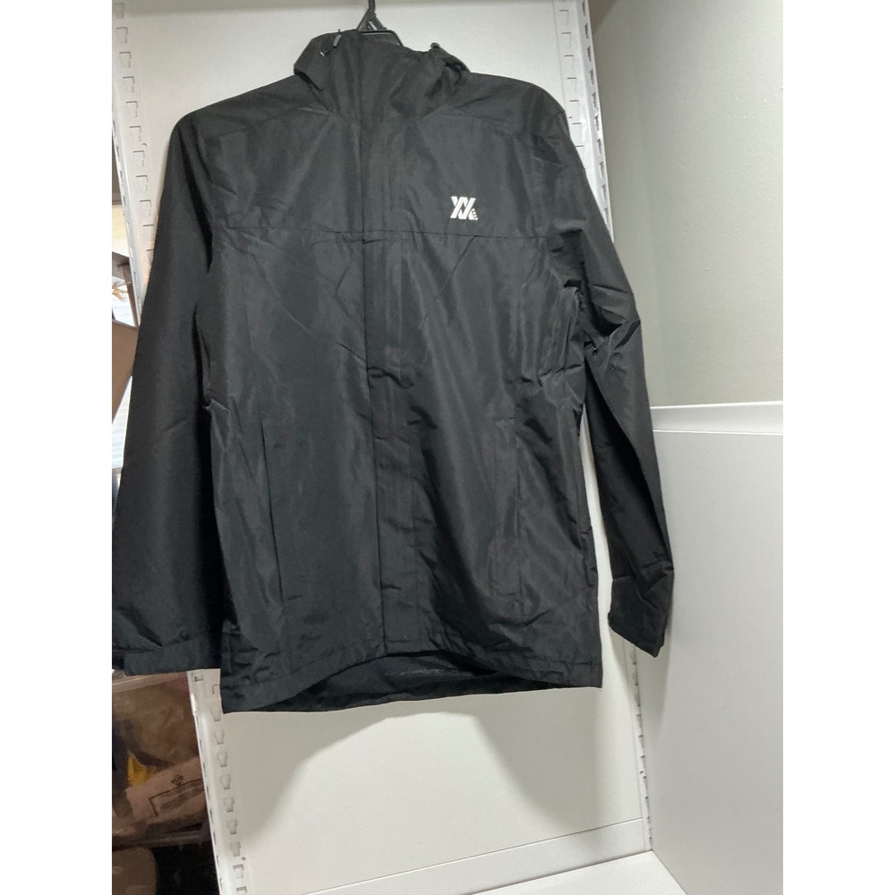 Dixxon Flannel Co Mens Black Windbreaker Jacket Hooded Mesh Lined Medium NEW